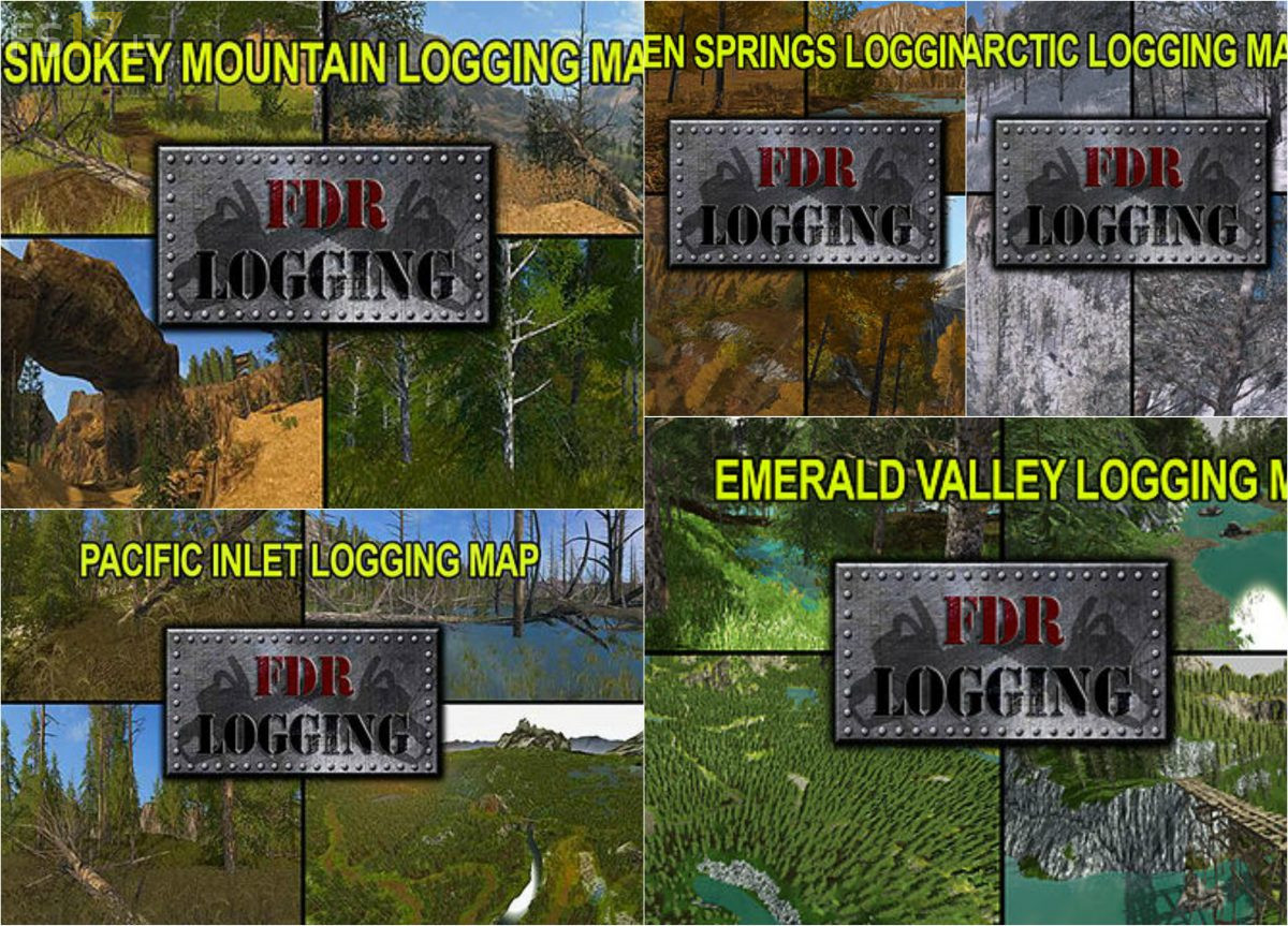 Fdr Logging Maps Pack Fs17 Mods