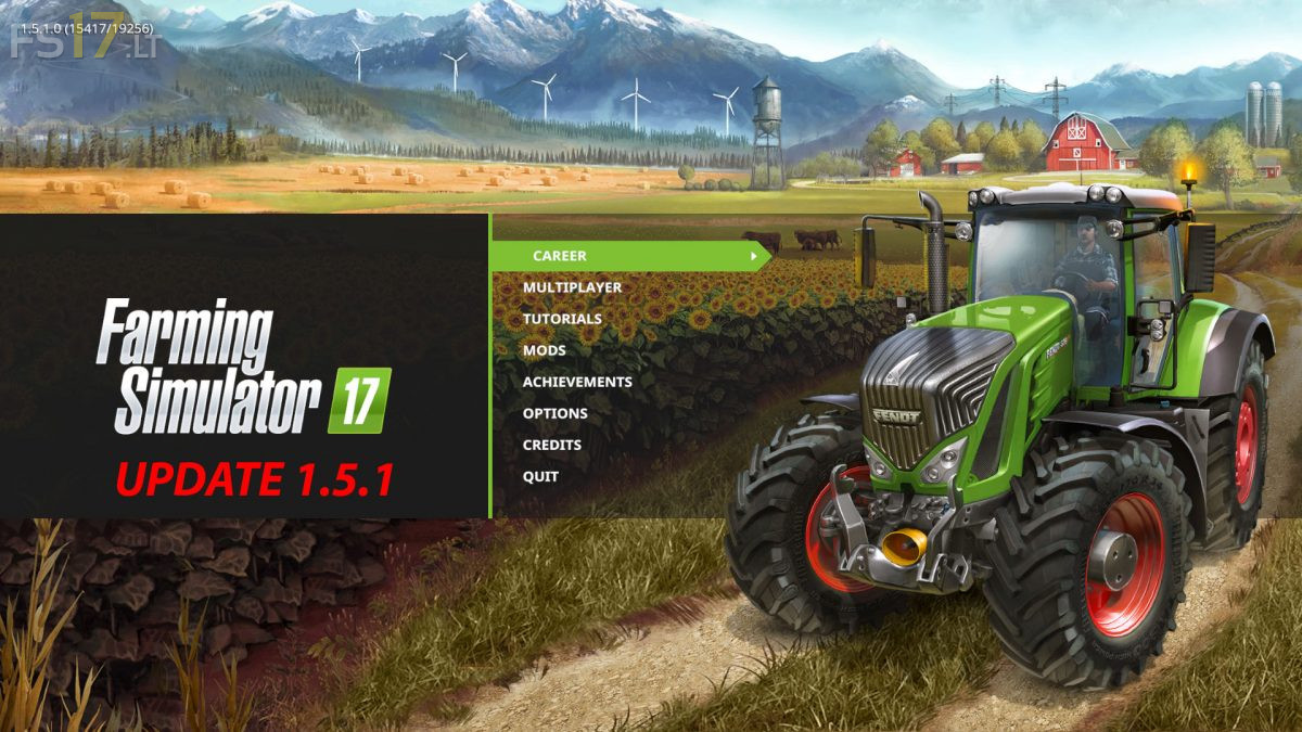Farming Simulator 17 UPDATE 1.5.1 