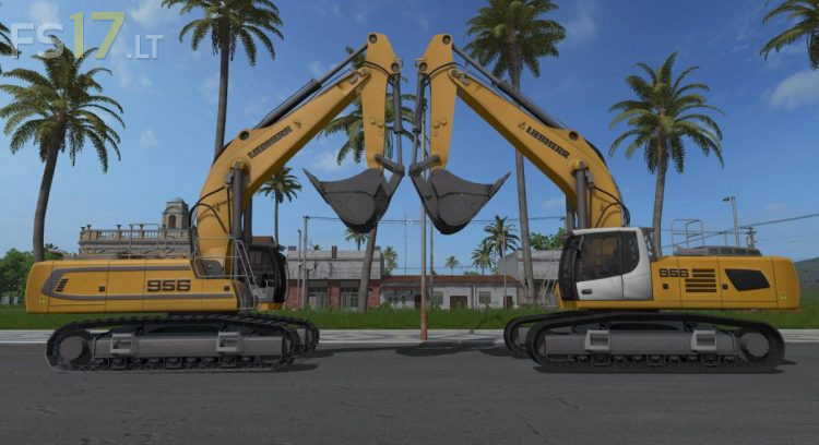 Liebherr 956 Pack v 1.0 - FS17 mods