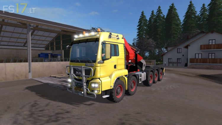 MAN TGS 10x10 SLT GL v 1.0 - FS17 mods