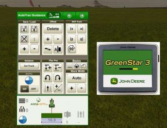 Nautisk Apparatet Politistation Agrar GPS John Deere Autotrac Mod v 1.0 - FS17 mods
