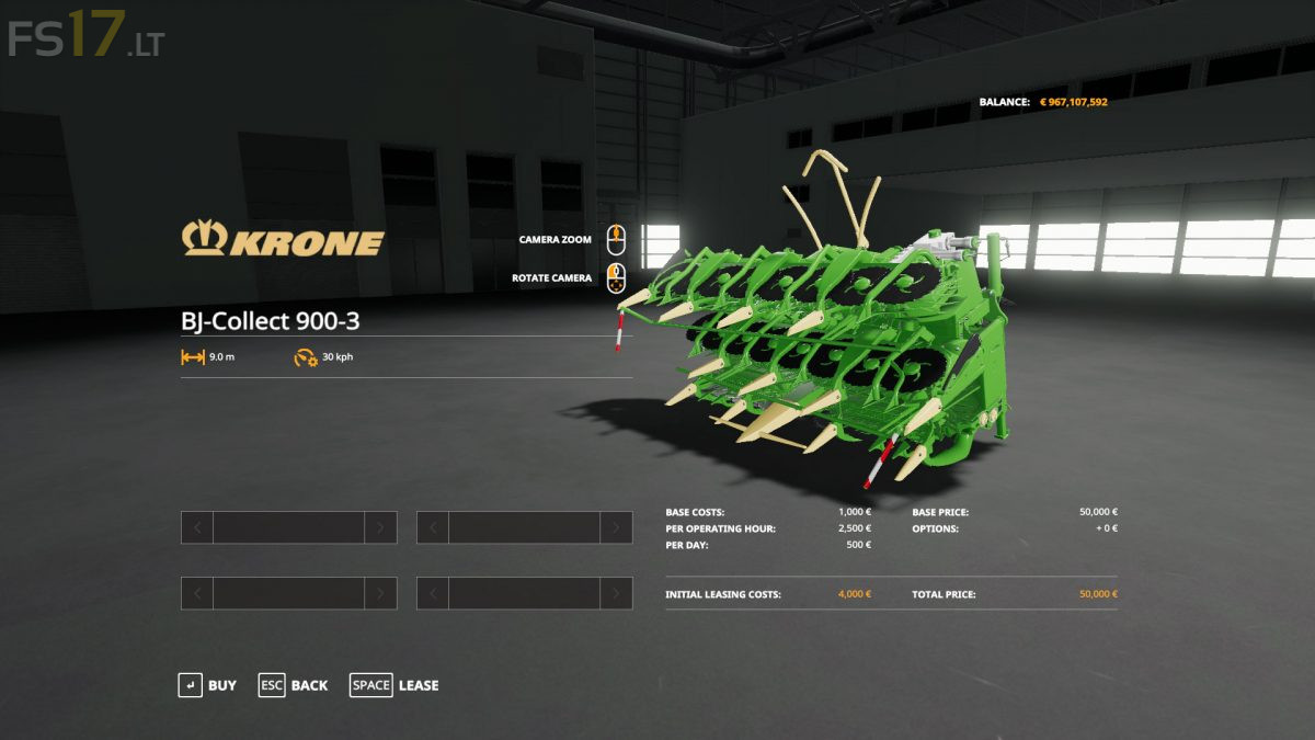 Krone Easy Collect 9003 v 1.0 FS19 mods