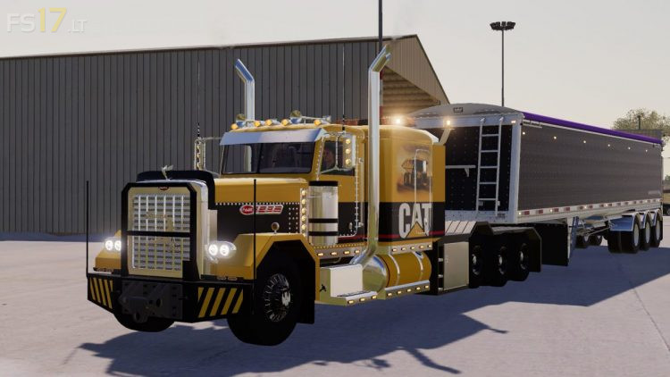 Peterbilt 389 Caterpillar Heavy Haul v 1.0 - FS19 mods