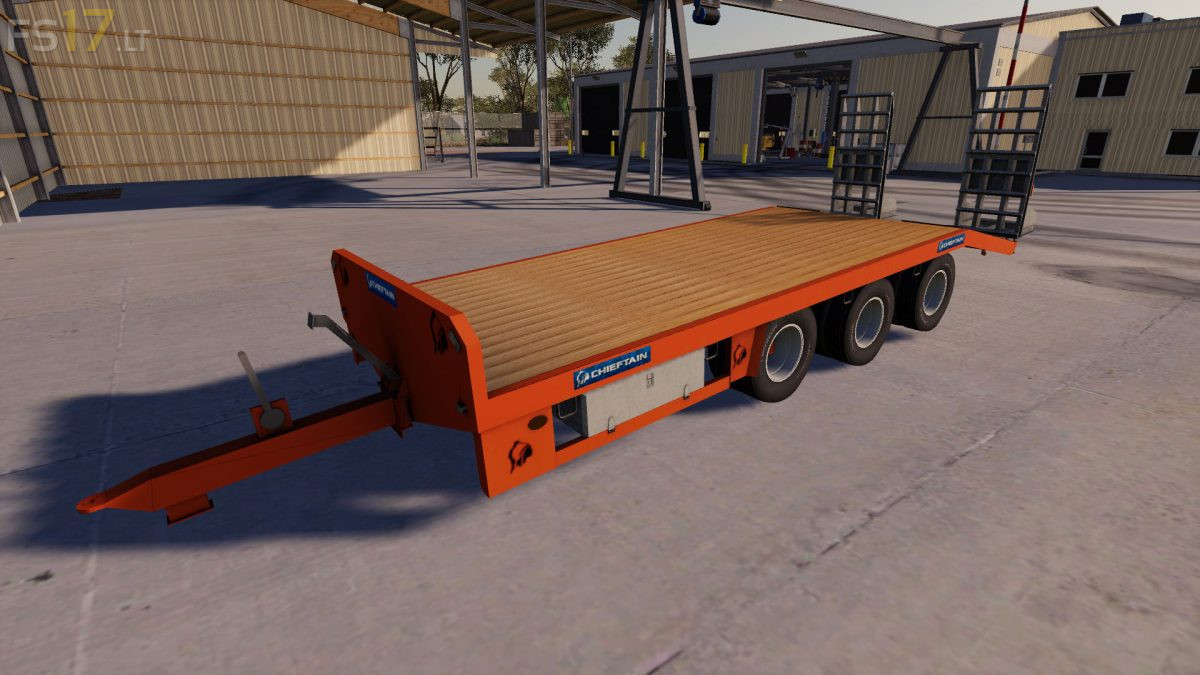 Chieftain Low Loader Trailer v 1.0 - FS19 mods