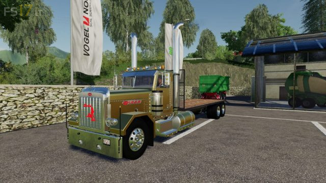 Peterbilt 389 Flatbed v 1.0 - FS19 mods