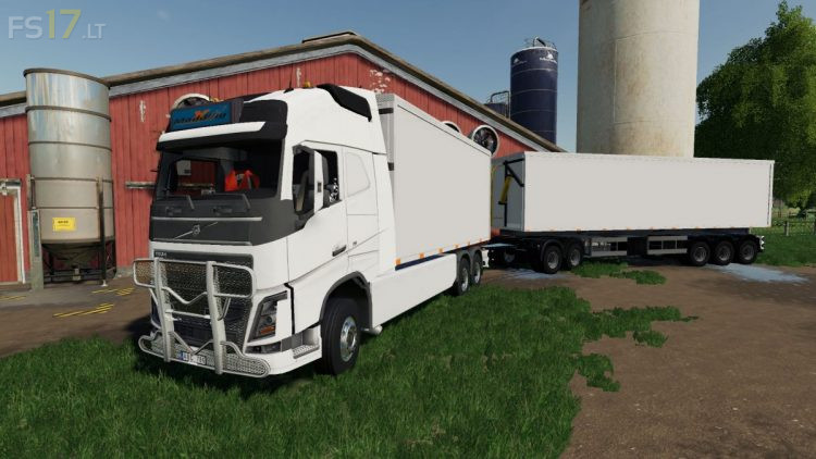 Scania R730 Distrubtion & Volvo FH16 Flisskap v 1.0 - FS19 mods