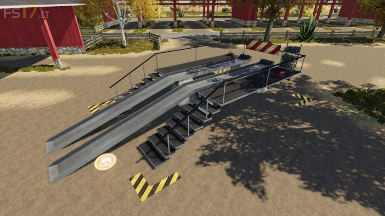 Repair Ramp with Trigger v 1.0 - FS19 mods