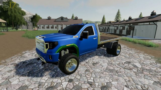 2020 GMC 3500 HD Flatbed v 1.0 - FS19 mods