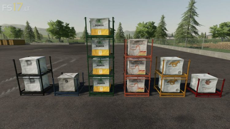 Big Bag Containers Pack v 1.1 - FS19 mods