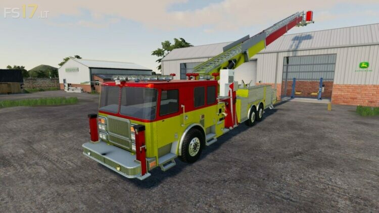 Ladder Fire Truck V 10 Fs19 Mods 6663