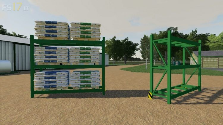 Pallet Shop Rack v 1.0.1.0 - FS19 mods