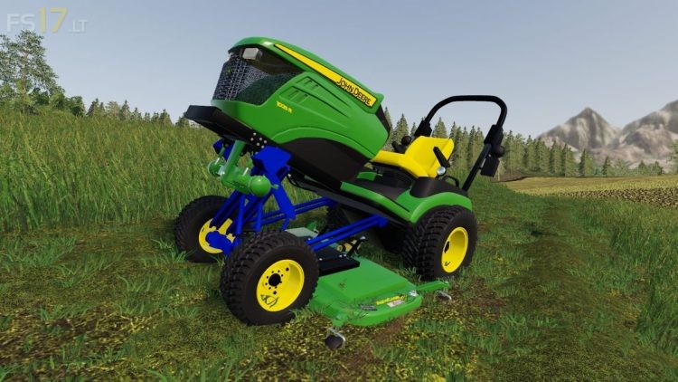 John Deere 1025R Tractor & Mower v 1.0 - FS19 mods