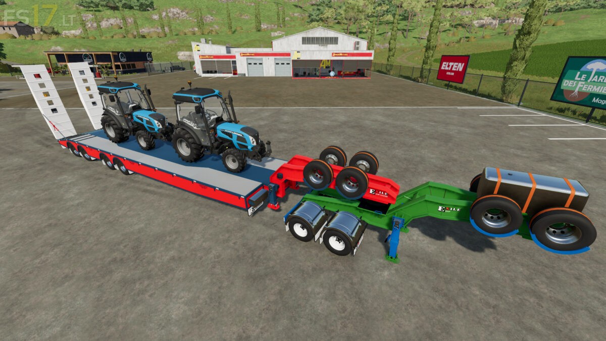 Exile Low Loader Trailers V Farming Simulator Mods