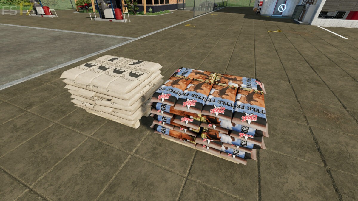 TMR and Hay Pallet Feed v 1.0 - Farming Simulator 22 mods