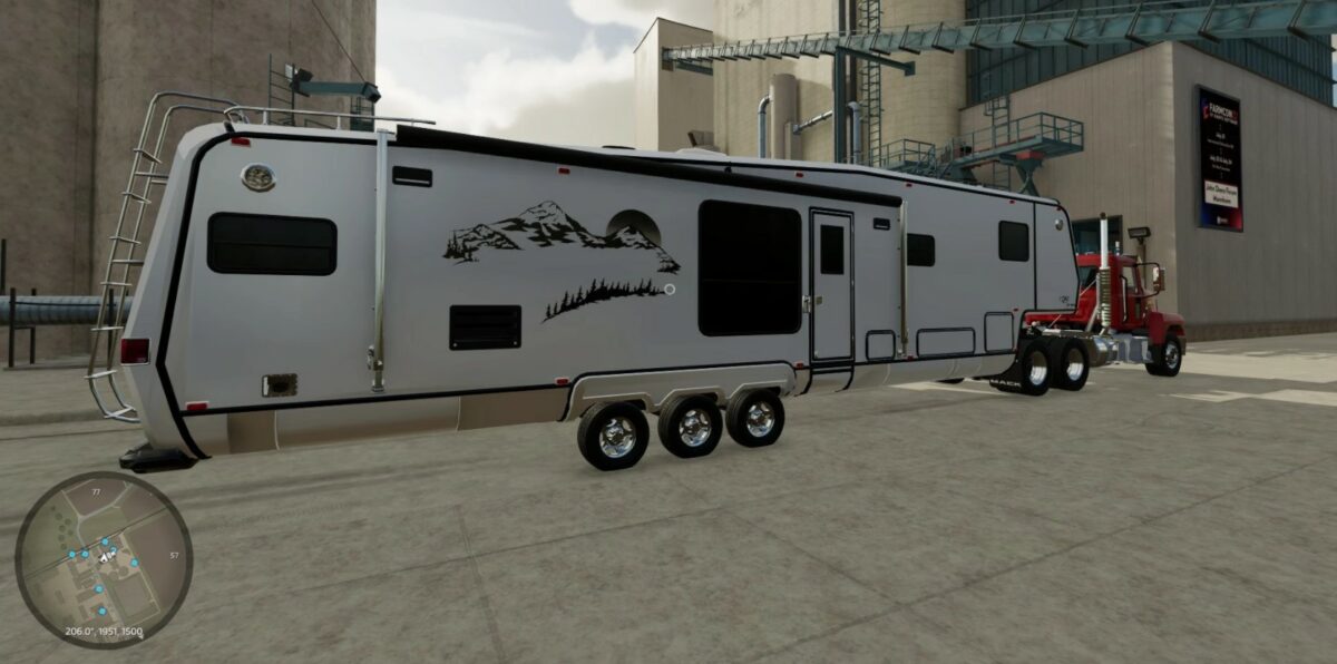 Custom 5th Wheel Camper v 1.0 - Farming Simulator 22 mods