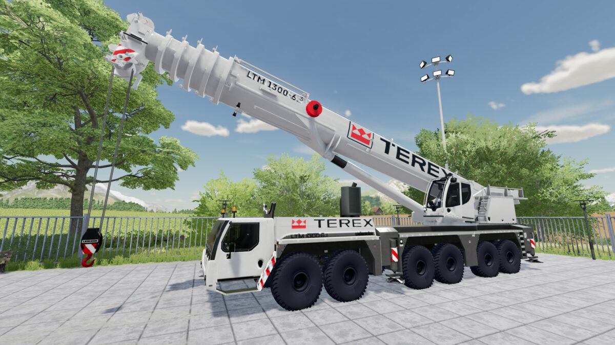 Liebherr LTM 1300 6-3 Terex Edition v 1.0 - Farming Simulator 22 mods