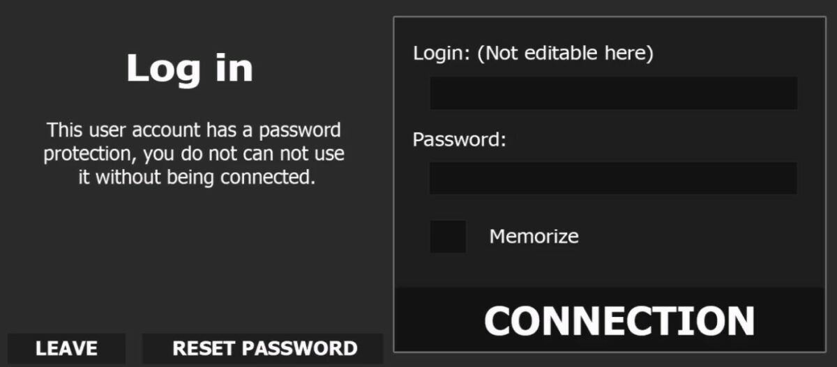 MP Login v 1.0