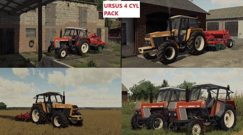 Ursus C385/1014 4 Cylinders Pack v 1.0.0.3
