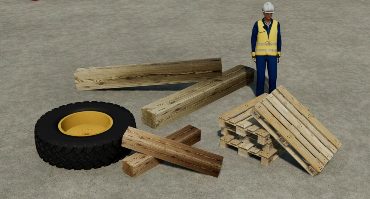 Wood Beams and Pallet v 1.0