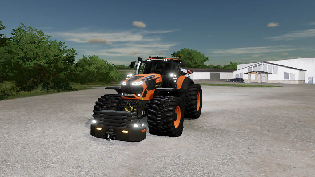 Hi-Vis LED Lights Tractor Front Weight v 1.0