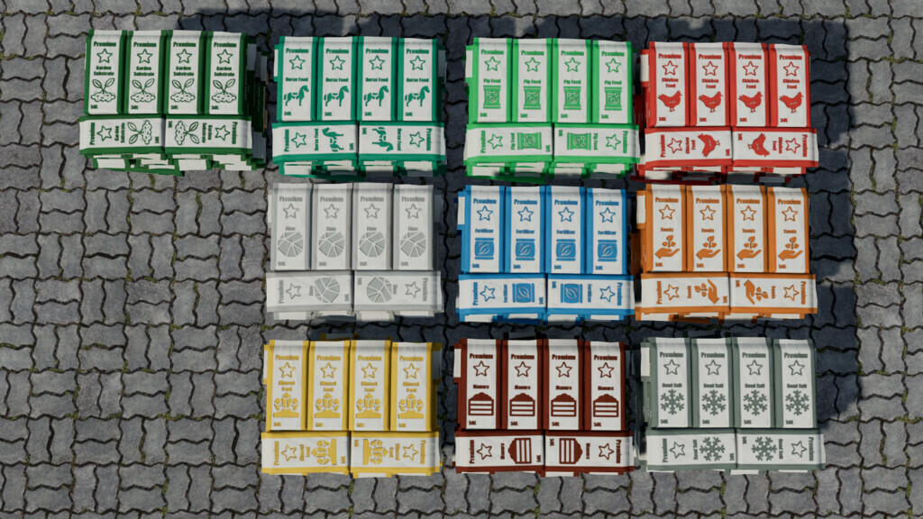 Package of Premium Pallets and Bags v 1.0.0.1