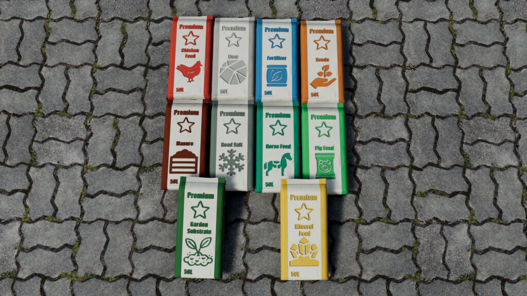 Package of Premium Pallets and Bags v 1.0.0.1