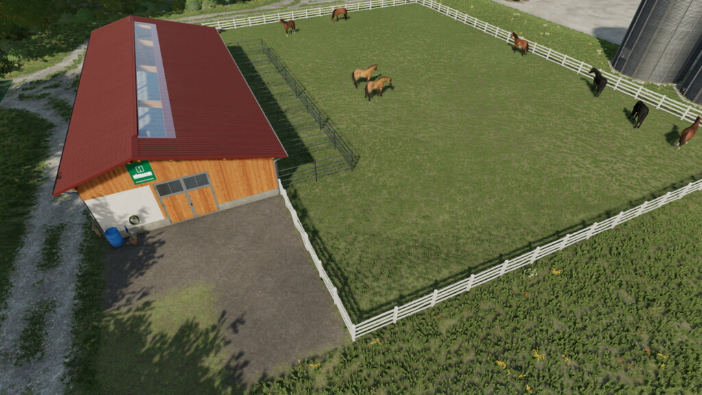 Horse Stable with Paddocks v 1.1