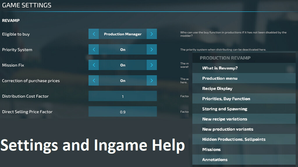 Production Revamp v 1.3.5.1