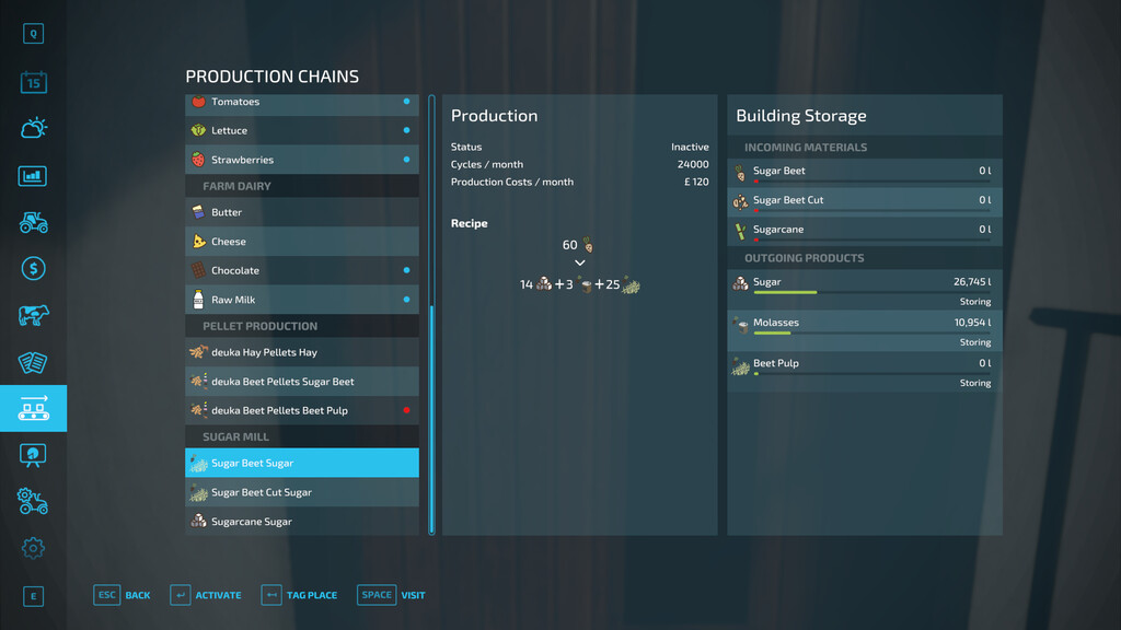 Sugar Mill with by Products v 1.0