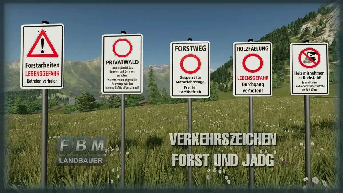 Traffic Signs Forest and Hunting v 1.0