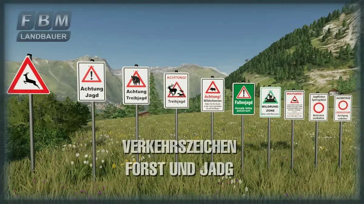 Traffic Signs Forest and Hunting v 1.0