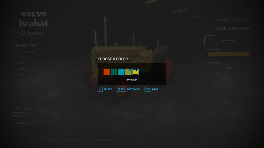 Color Configurator v 1.0