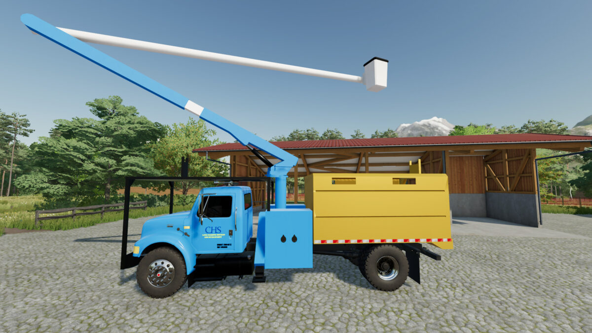 International 4900 Bucket Winch Truck v 2.0.0.1