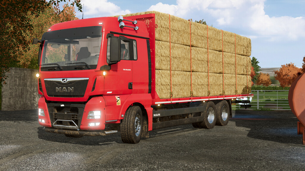 MAN TGX 26.640 Straw Bale v 1.0