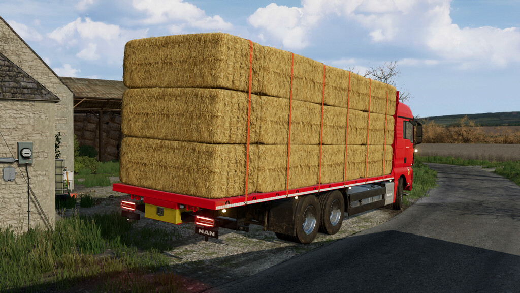 MAN TGX 26.640 Straw Bale v 1.0