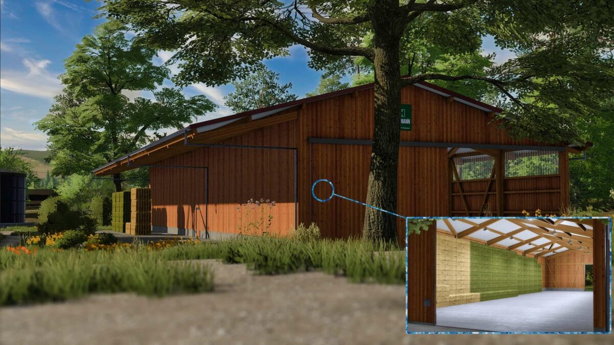 Garage Wood Mid Bale Stack v 1.0