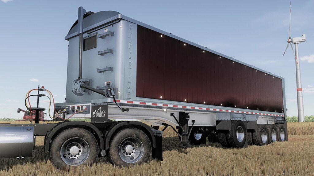 Lizard Superior End Dump Trailers Pack v 1.0