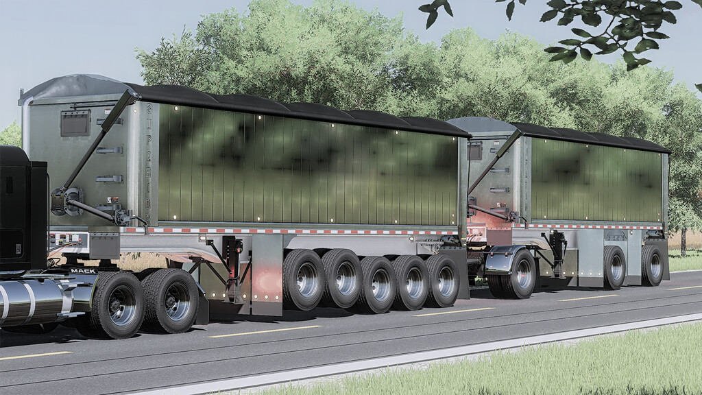 Lizard Superior End Dump Trailers Pack v 1.0