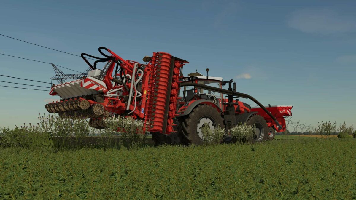 Power Harrow 6M + Rear Attacher v 1.0