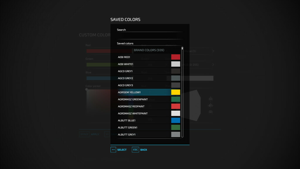 Color Configurator v 1.4