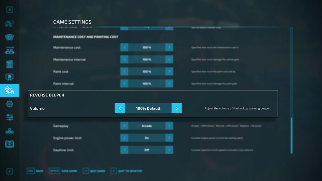 Decrease Reverse Beep v 1.0.0.2