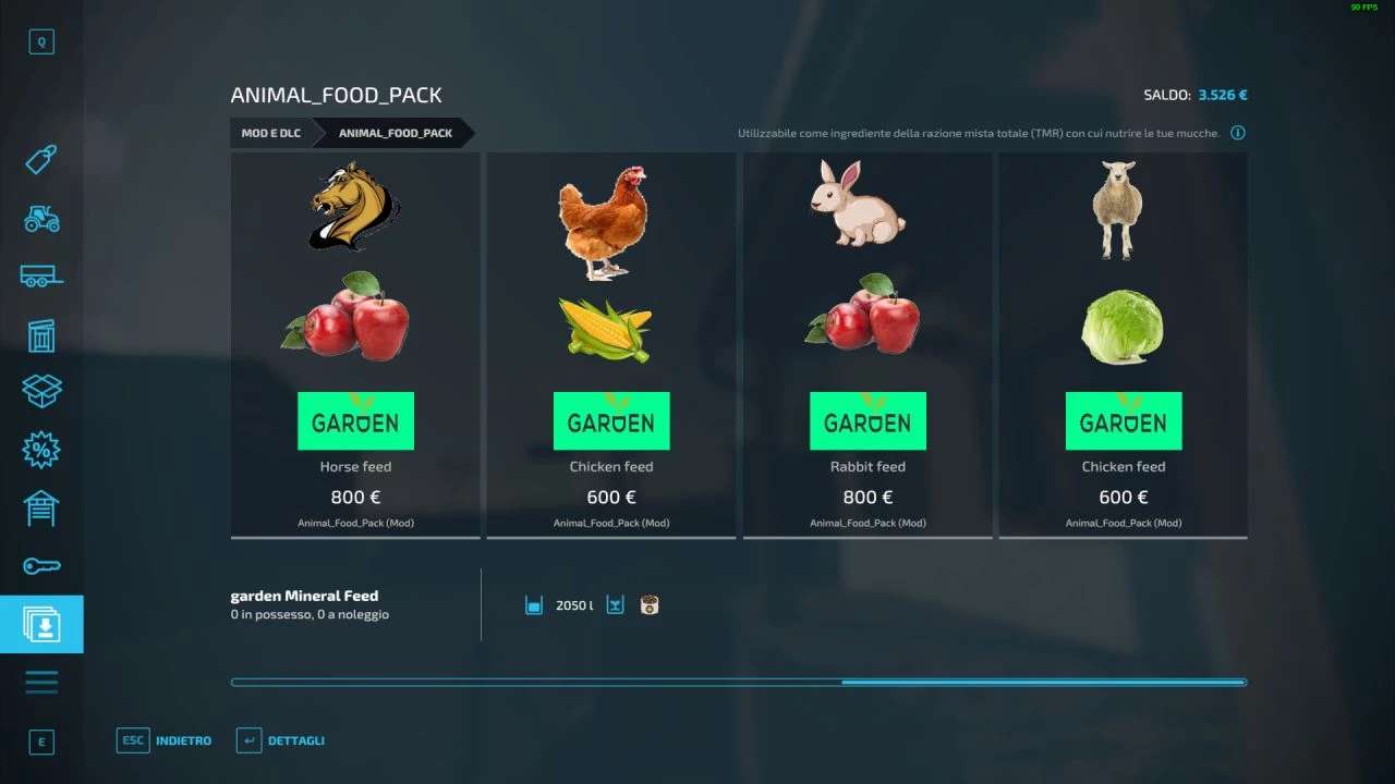 Animal Food Pack v 1.1