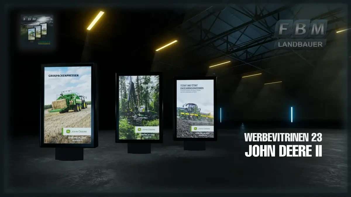 John Deere II Advertising Showcases 23 v 1.0