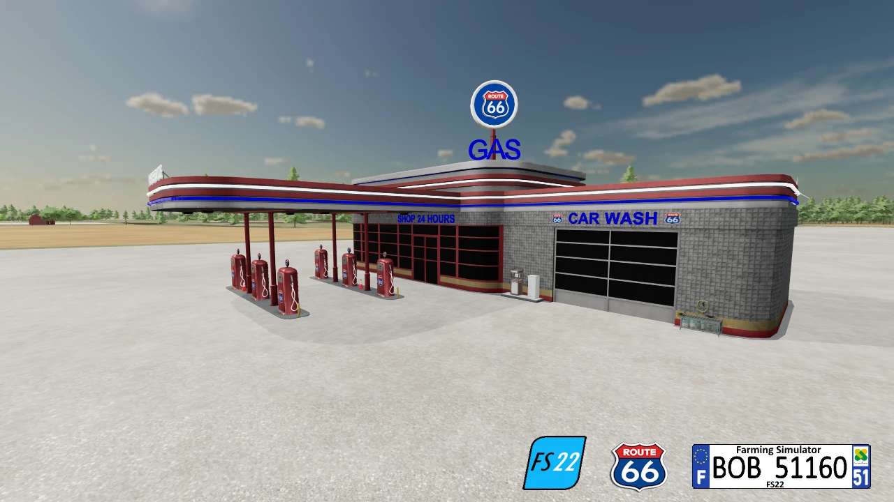 SM RT66 Gas Station v 1.0