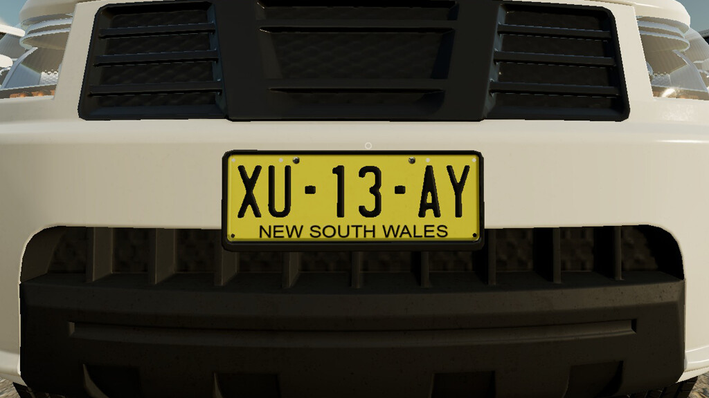 Australian License Plates (Prefab) v 1.0