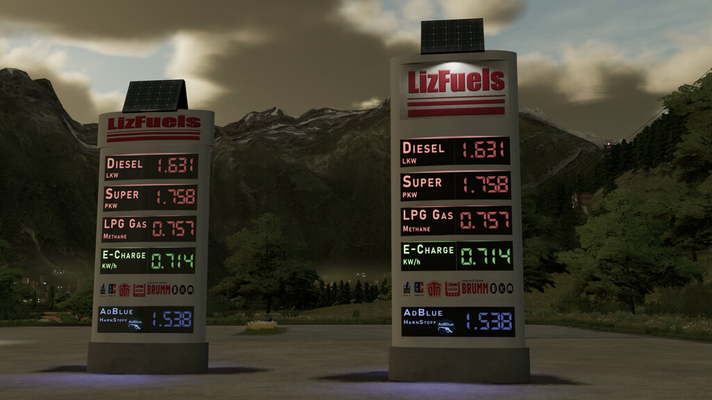 Digital Gas Station Displays v 1.0
