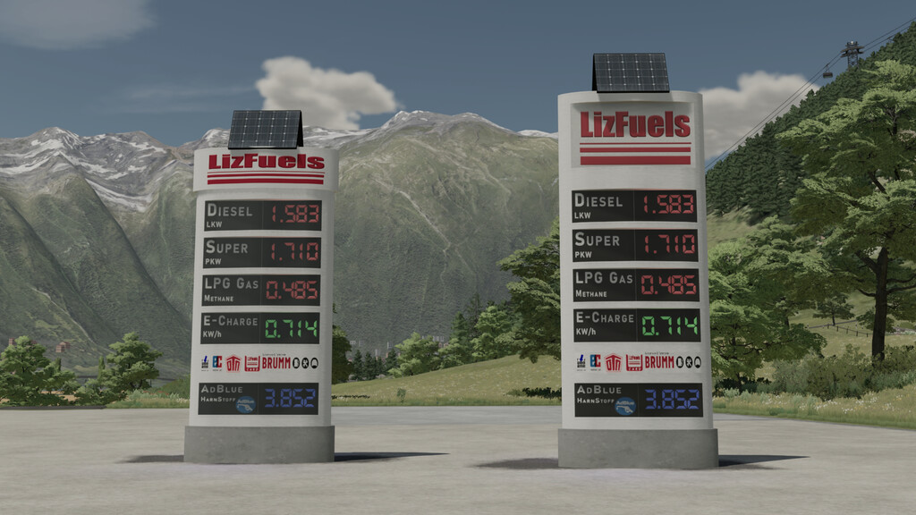 Digital Gas Station Displays v 1.0