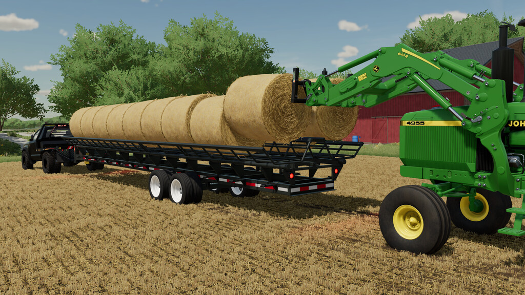Lizard Gooseneck Haymaster Bale Trailer v 1.1