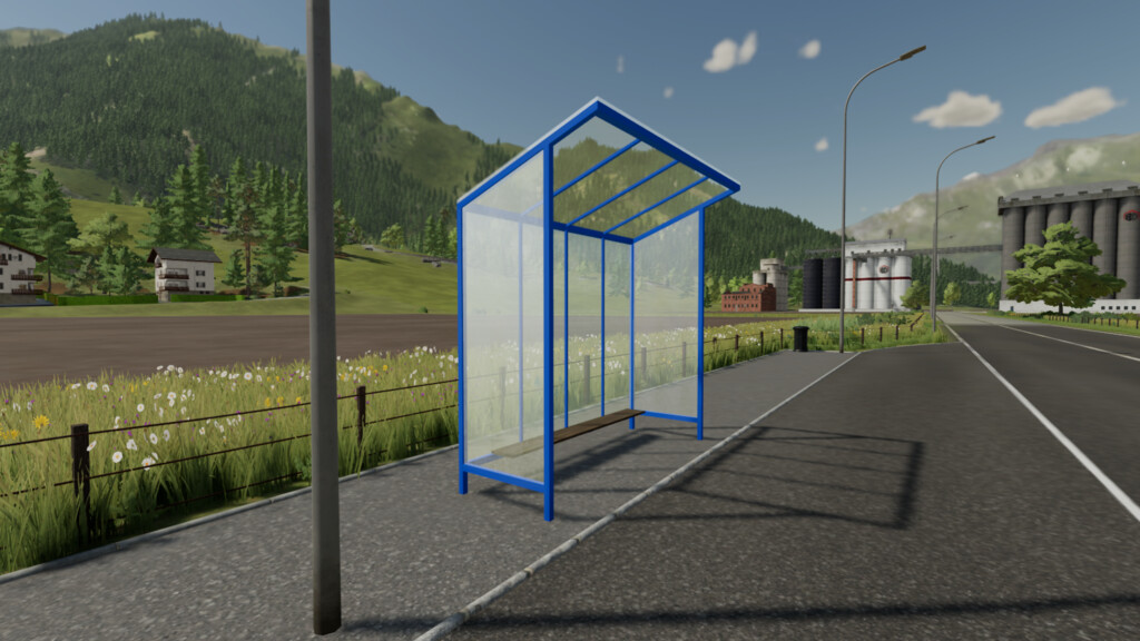 Glass Bus Stop (Prefab) v 1.0