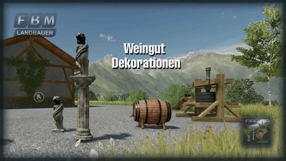 Grape Farm Decorations Pack v 1.1